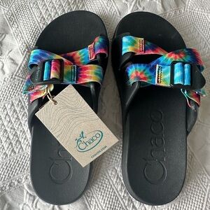 Chaco Slides Tye Dye Size 7